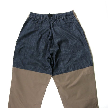 Coleman × CORDURA ／  コールマン × コーデュラ　  デニム 切替 クライミングパンツ ウェビングベルト パンツ ｜ 春夏 雨の日　（No.350476）