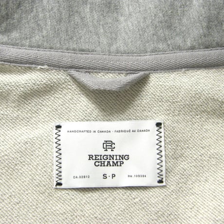 REIGNING CHAMP ／ レイニングチャンプ　スウェット ガウンコート カナダ製 MIDWEIGHT TERRY ｜ オールシーズン　（No.370892）