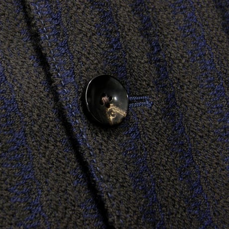 LARDINI ／ ラルディーニ　ジャケット イタリア製 JJ903Q ウール ニット ネイビー 紺 ダークブラウン 茶 ストライプ ｜ 秋冬　（No.310119）