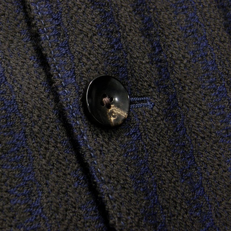 <美品>LARDINI ネイビー ウール フラックス ジャケット サイズ44 美品>LARDINI ネイビー ウール フラックス ジャケット サイズ44
