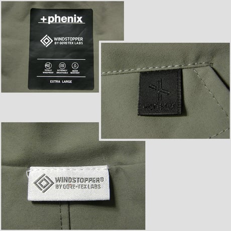 +phenix × WINDSTOPPER プロダクト by GORE‑TEX LABS ／ プラスフェニックス × ウィンドストッパー ゴアテックス　ダウンライナー付き M-51 モッズコート