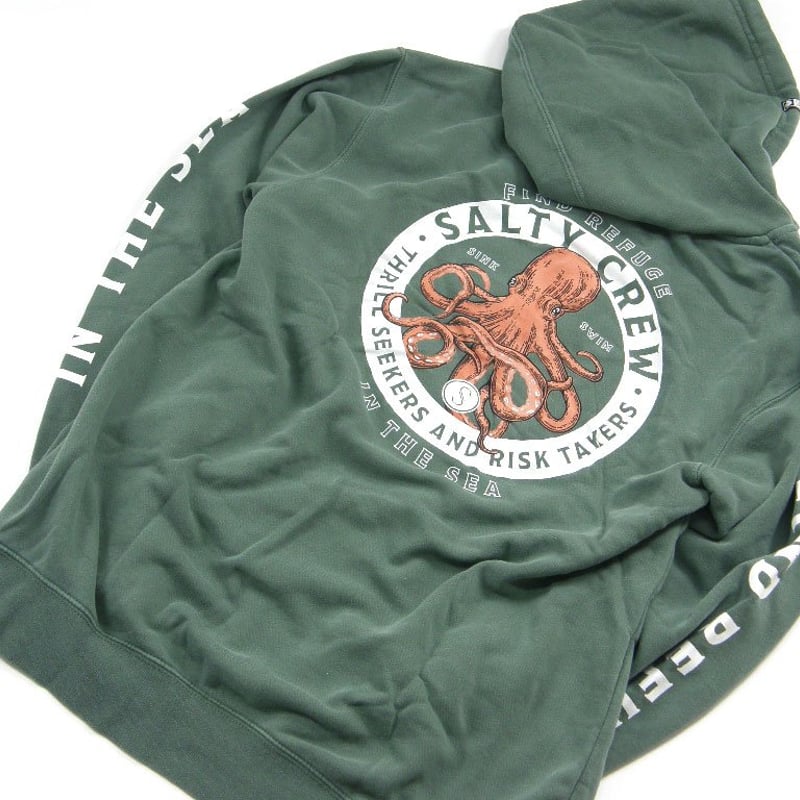 SALTY CREW【SMALL】パーカー クリーム色 魚 海外古着 51ICzH-eDaL._AC_SX679_.jpg