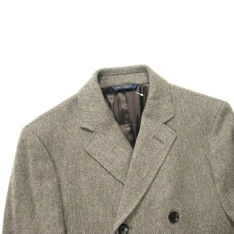 BROOKS BROTHERS × Loro Piana ／ ブルックスブラザーズ × ロロピアーナ　ウール コート イタリア製 ツイード ダブルチェスター ｜ 秋冬　（No.262627）