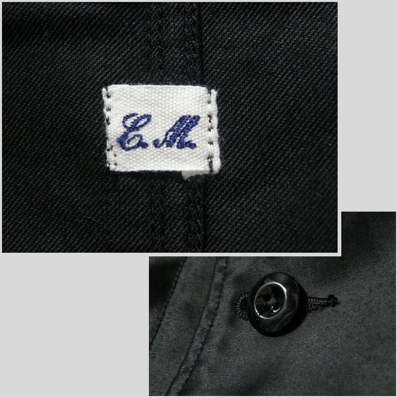 マテリオ ブラックモールスキン　オーバーオール　美品　フレンチ　ユーロ マテリオ ブラックモールスキン オーバーオール 美品 フレンチ ユーロ