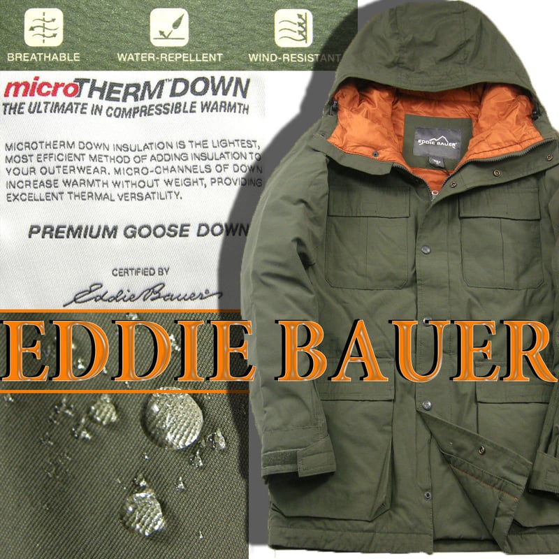 Eddie Bauer / エディーバウアー MicroTherm グースダウン マウンテン...