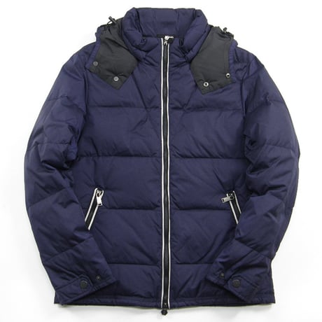 KENT&CURWEN × Canadian Colonial Down ／ ケントアンドカーウェン × カナディアンコロニアルダウン　希少 ダウンジャケット フード付き ネイビー ｜ 秋冬