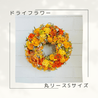 ドライフラワークレッセントリース | Felicia-fleur STORE