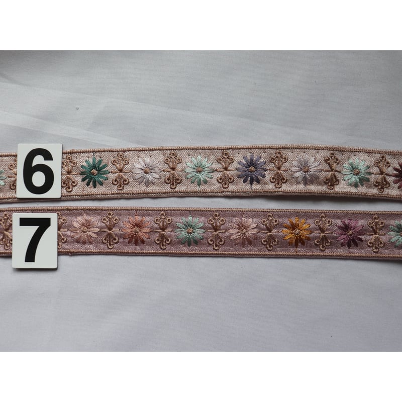 【本日限定】インド刺繍リボン　ロール販売　⑤ 数量限定】レースリボン ロール販売 | La grace インド刺繍