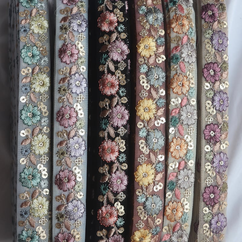 インド刺繍リボン 1ロール | インド刺繍リボン arinco ribbon