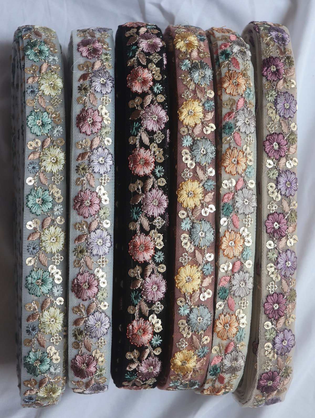 【本日限定】インド刺繍リボン　ロール販売　⑩ インド刺繍リボン 1ロール | インド刺繍リボン arinco ribbon
