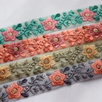 インド刺繍リボン 半ロール 1ロール | インド刺繍リボン arinco ribbon