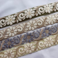 インド刺繍リボン 半ロール　1ロール