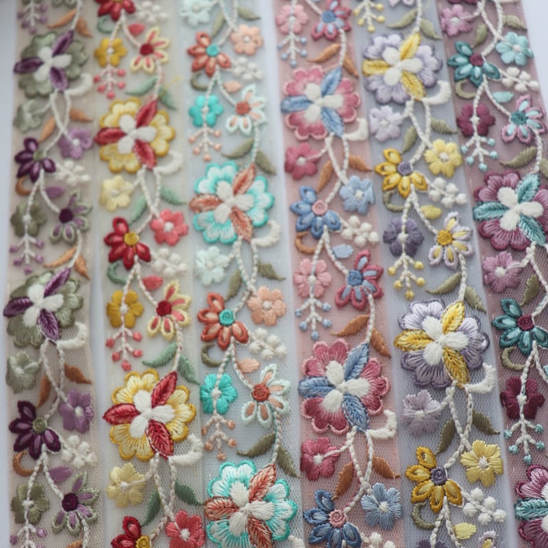 インド刺繍リボン 1ロール＆半ロール販売 | インド刺繍リボン arinco