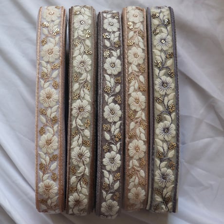 インド刺繍リボン arinco ribbon
