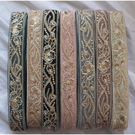 インド刺繍リボン arinco ribbon