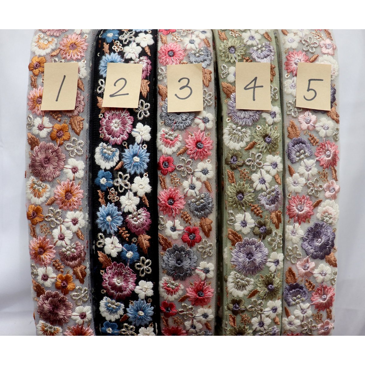 インド刺繍リボン　ロール販売　⑨ ロール販売＊ | インド刺繍リボン専門店Rino Ribbon