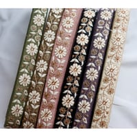 インド刺繍リボン 半ロール＆1ロール販売