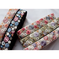 インド刺繍リボン　半ロール販売