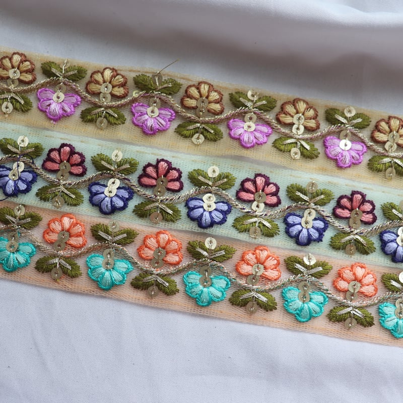 インド刺繍リボン 1ロール | インド刺繍リボン arinco ribbon