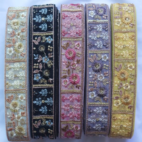 インド刺繍リボン arinco ribbon