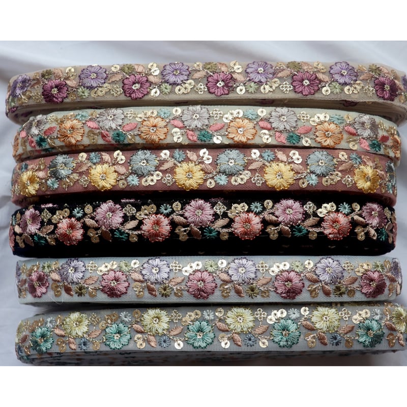 インド刺繍リボン 1ロール | インド刺繍リボン arinco ribbon