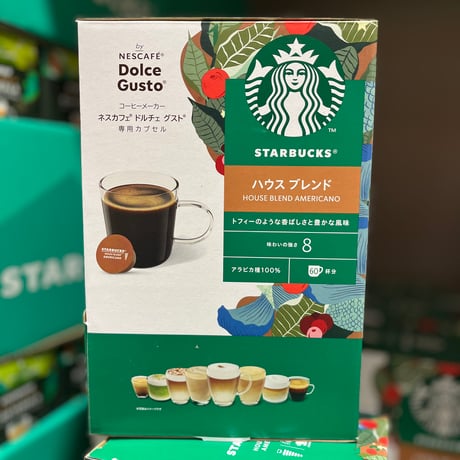 スターバックス ドルチェグスト専用カプセル ハウスブレンド 60