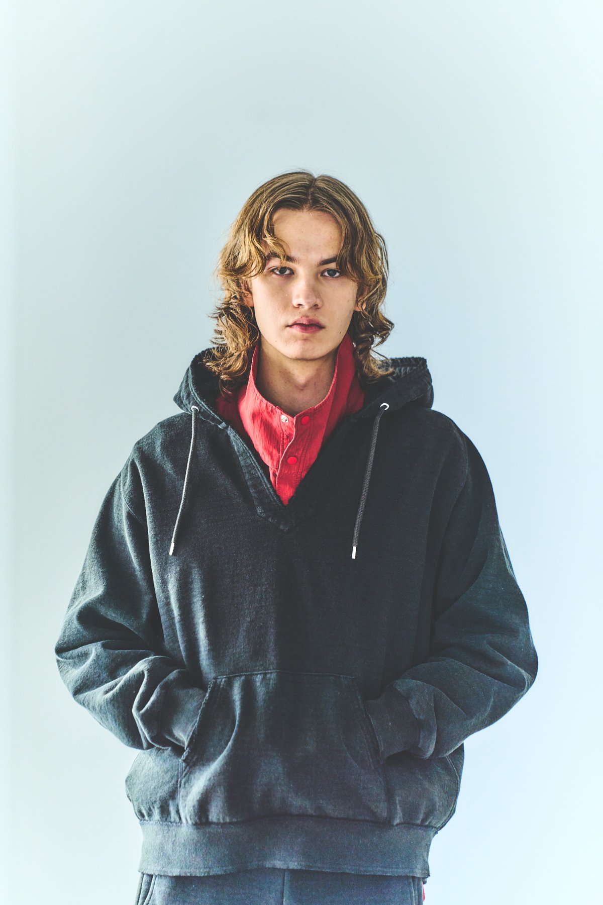 m*m様 chasse Vネックパーカー MEX HD-CTNサイズ2 MEX HD-CTN | CHASSE