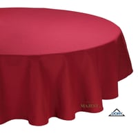 円形テーブルクロス（MAJEST）直径１９０㎝　受注生産品（納期10日前後）