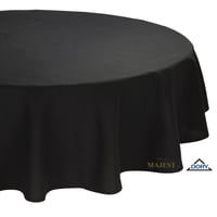 円形テーブルクロス（MAJEST）直径２４０㎝　受注生産品（納期10日前後）
