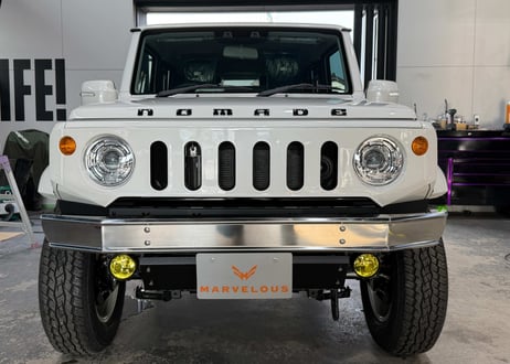 【JIMNY/SIERRA/NOMADE】ステンレス＆スチールフロントバンパーJB64WJB74WJC74W