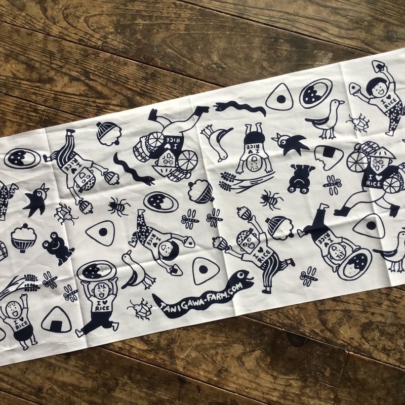 オリジナル手ぬぐい | ひゃくねんたんぼ 谷川農園