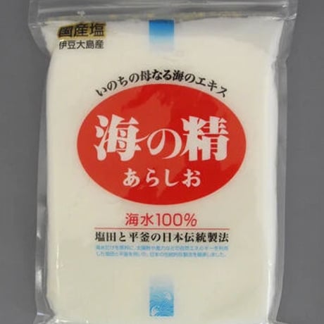 日本伝統の塩！海の精　赤ラベル
