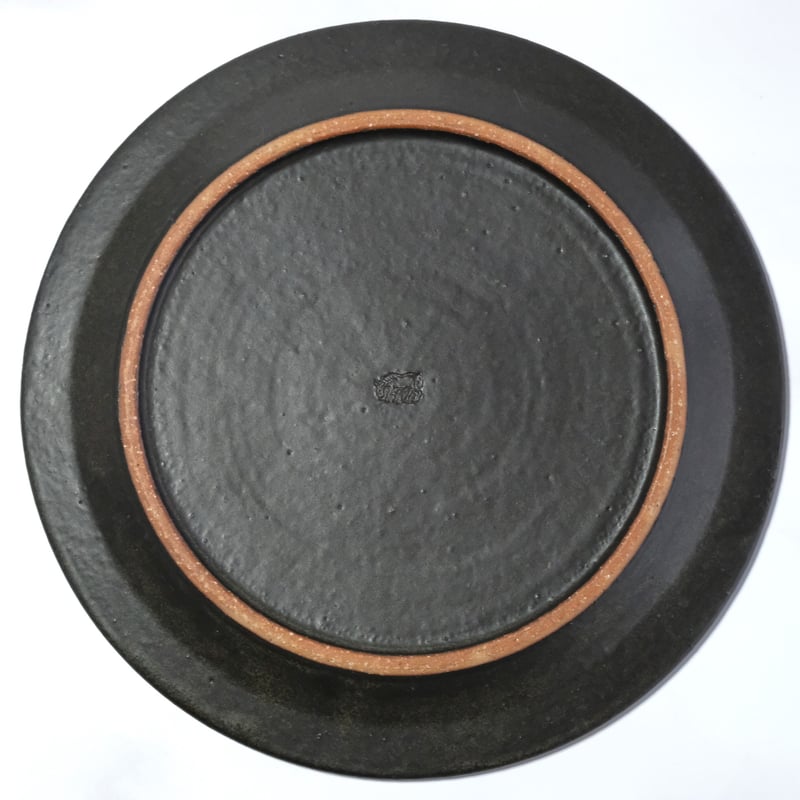 洋皿 24cm 黒 長谷川哲也8A | kougeisha STORE