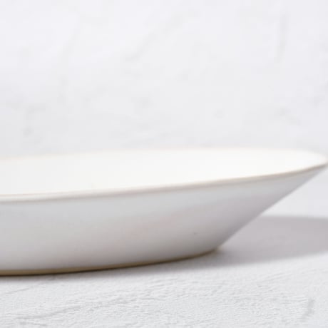 カレー皿 白萩（白）　MILLEFY Pottery３H