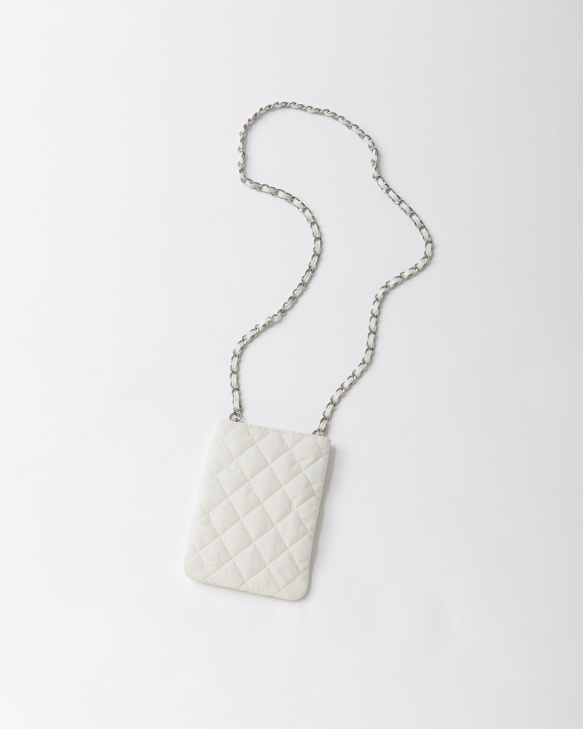 Quilting Chain Bag- White | elu