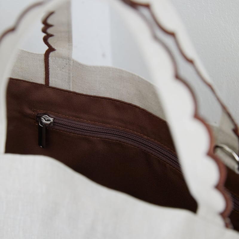 Fleur tote（medium） Natural | elu
