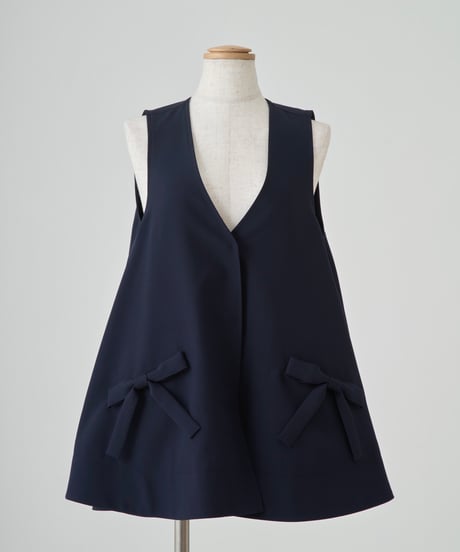 Victoria A-line Gillet Navy