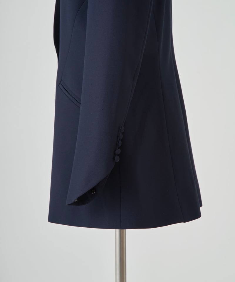 Victoria V collar Jacket Navy | elu