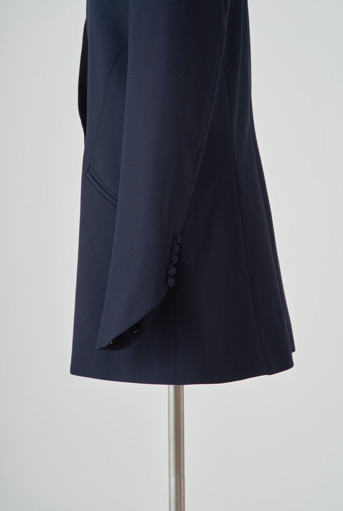 Victoria V collar Jacket Navy | elu