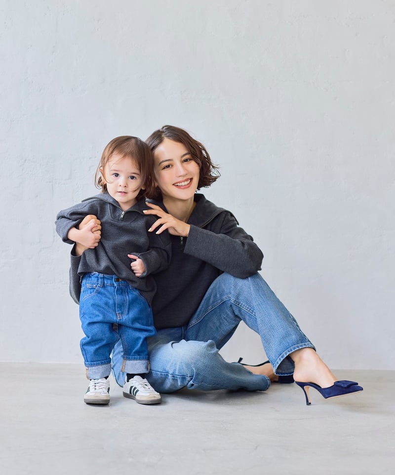 Alex zip up washable knit- Charcoal/ / Black | elu