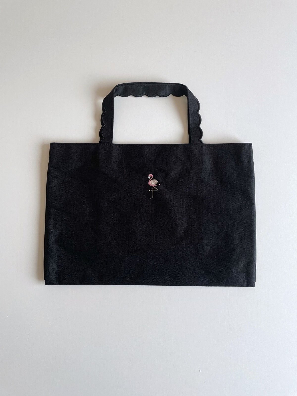 Fleur tote（lesson） Black | elu