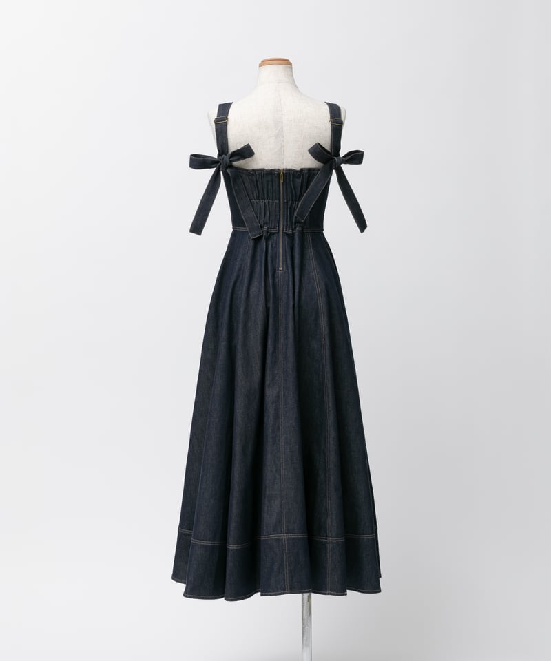 【新品送料込】elu エル　デニムワンピース　baby style labo 新品送料込】elu エル デニムワンピース baby style labo デニム