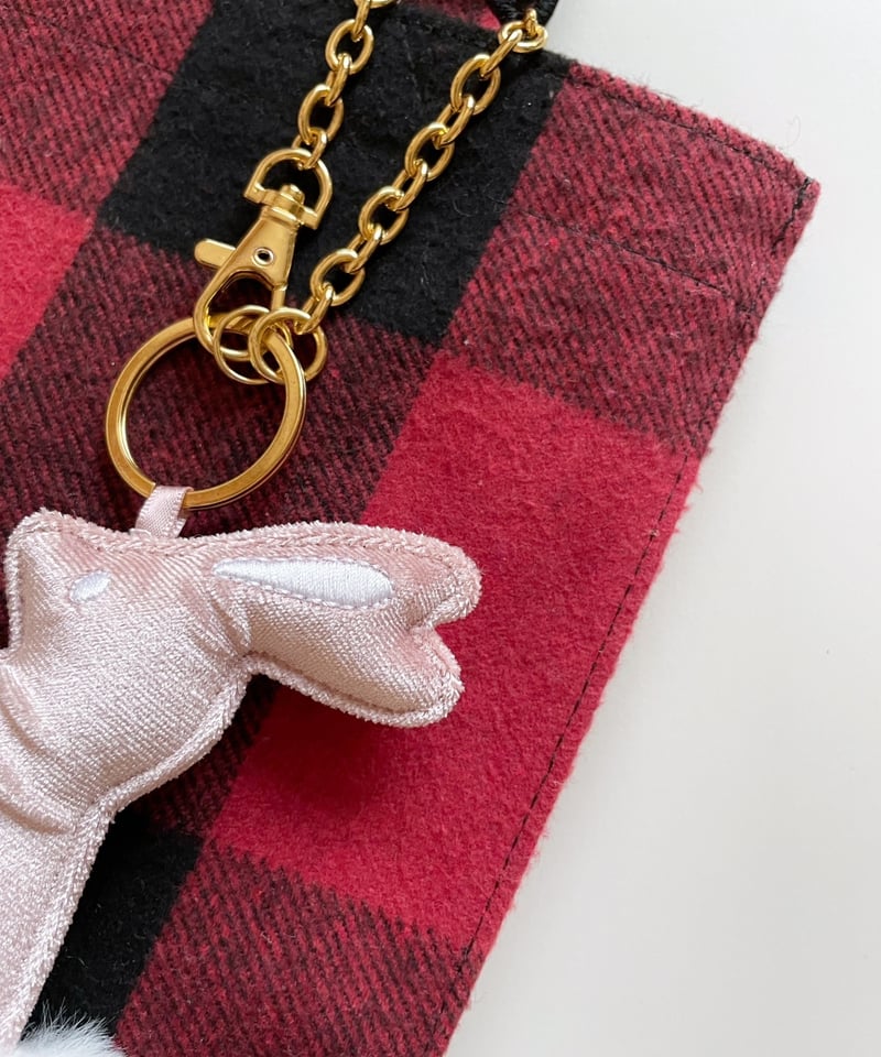 Fur rabbit bag charm | elu