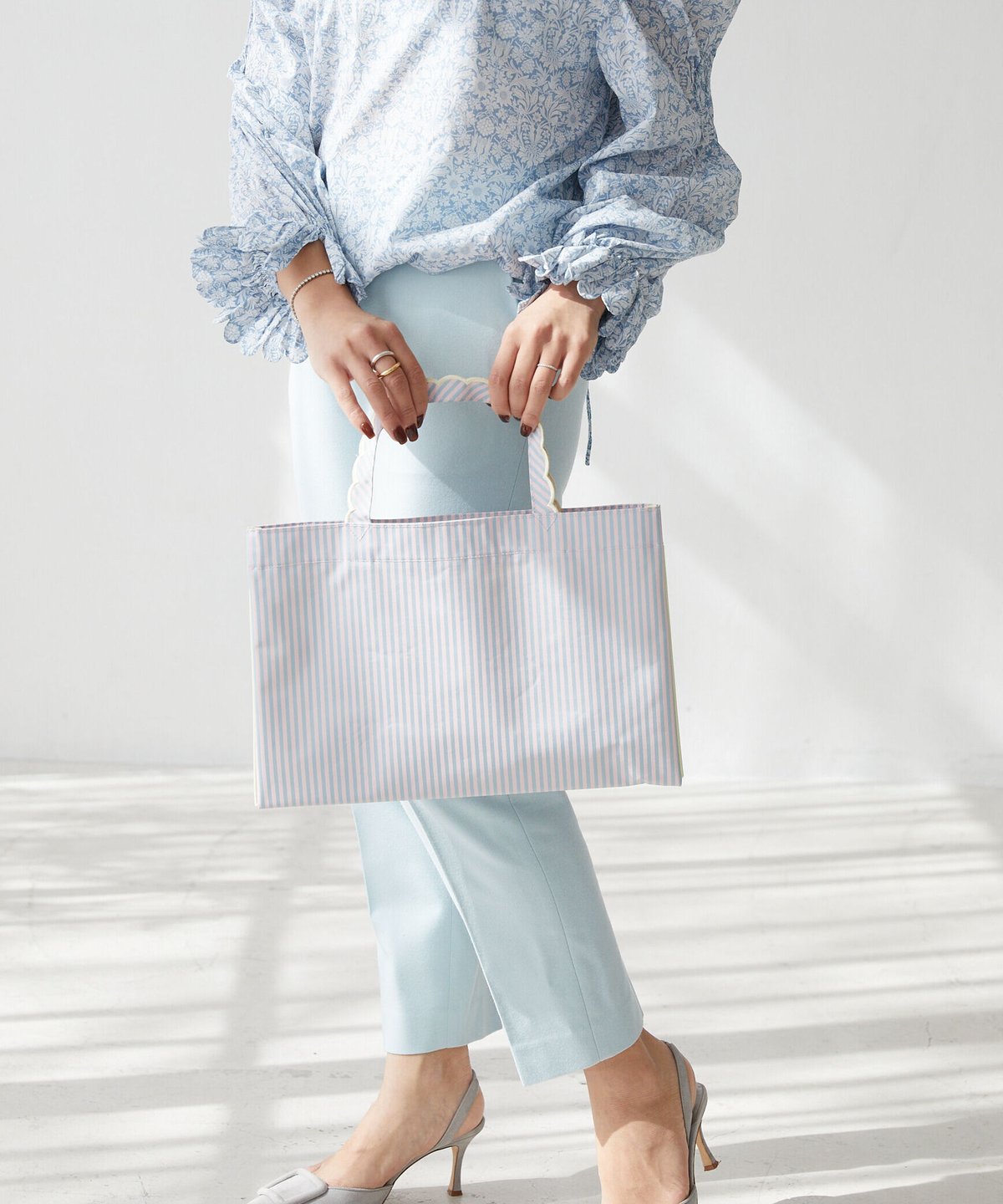 Fleur tote(lesson) Stripe | elu Fleur tote(lesson) Stripe | elu