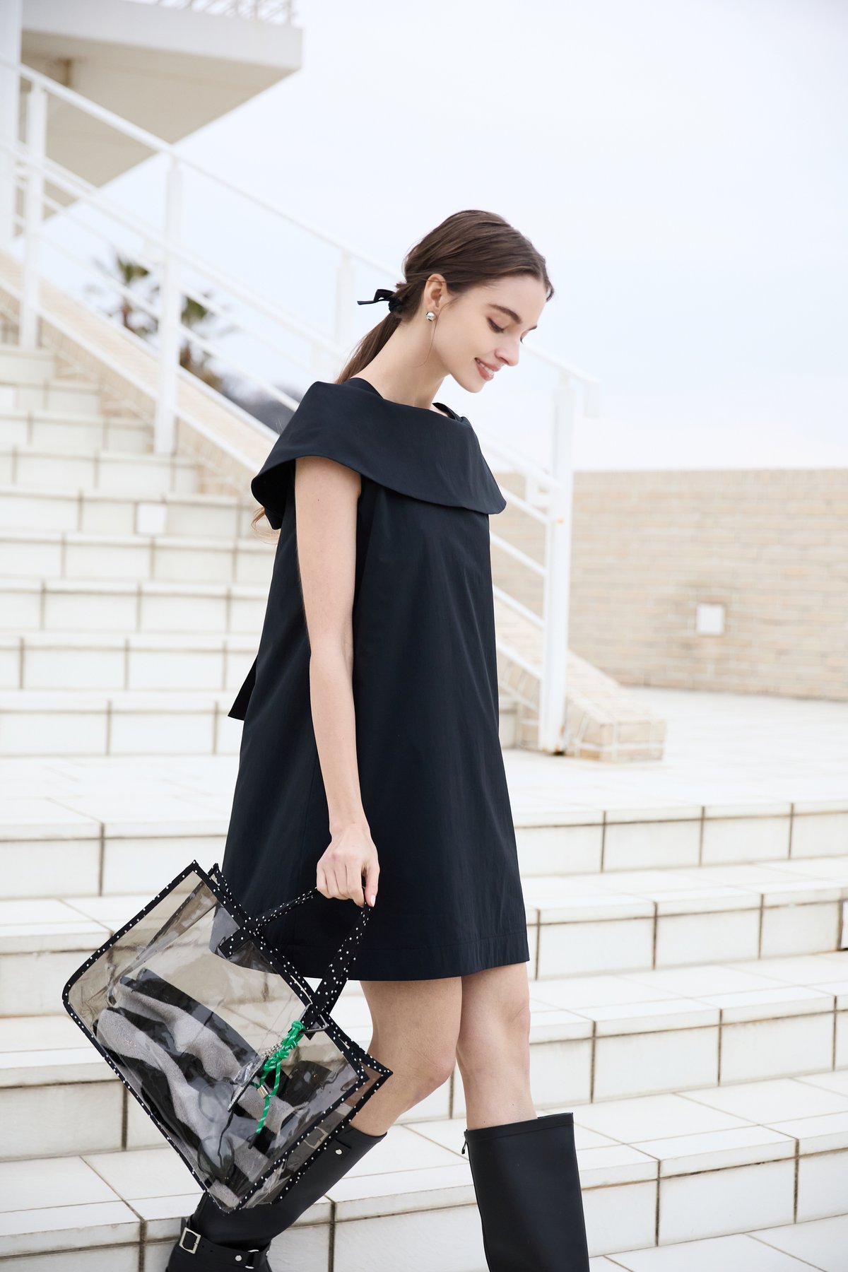 elu Aurora 4way tunic dress tallサイズ Aurora 4way tunic dress | elu