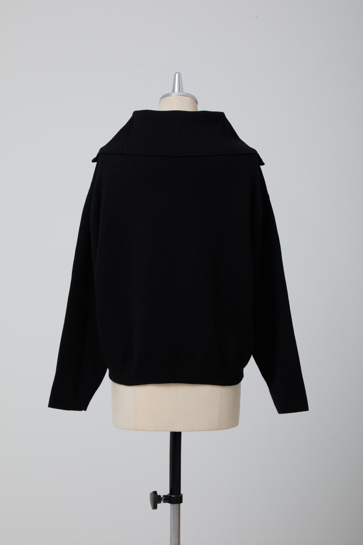 トップス elu. Alex zip up washable knit Alex zip up washable knit- Charcoal/ / Black | elu