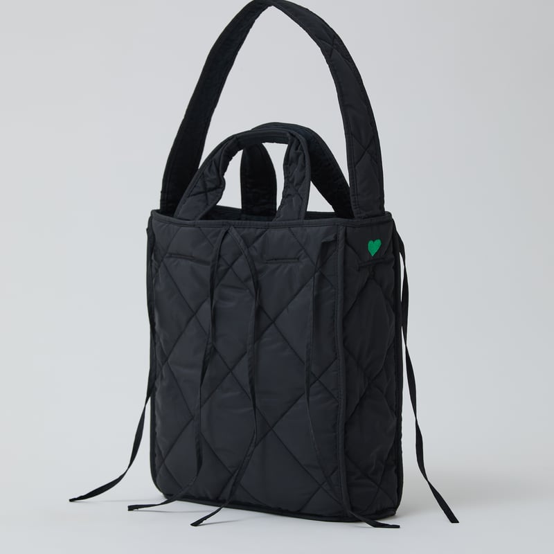 Reversi -Jacquad & quilting Bag- Black | elu Reversi -Jacquad & quilting Bag- Black | elu