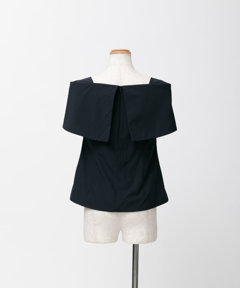 Aurora blouse summer -navy- | elu