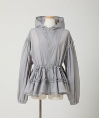 Daisy gather peplum UVcut sheer Parker -Grey-