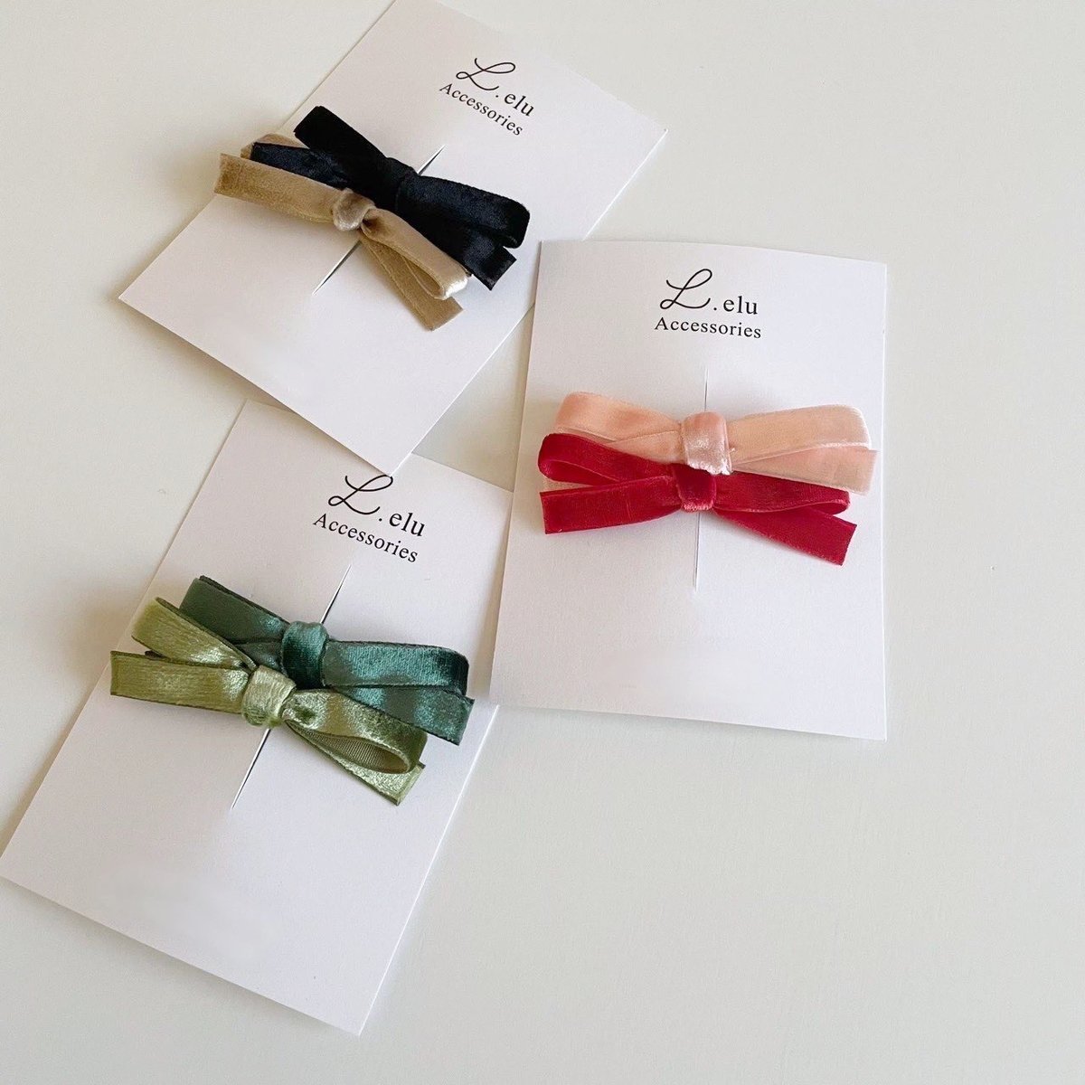 ツインベロアリボン （単品） | elu